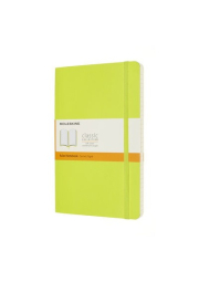 Moleskine Large Ruled Softcover Notebook, Lemon Green