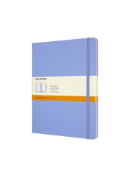 Moleskine Extra Large Ruled Hardcover Notebook, Hydrangea Blue