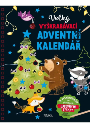 Velký vyškrabávací adventní kalendář