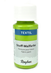 Barva na textil Rayher nezažehlovací, zelené jablko, 50 ml
