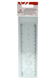 Šablona na quilling, kruhy, průměr 0,7-2,5 cm