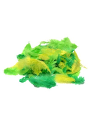 Peří Rayher, 10 g, zelené