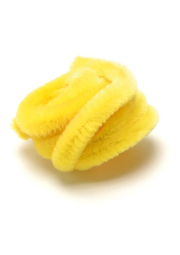 Plyšový drátek, žlutý, 50 cm, 1 ks