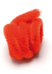 Plyšový drátek, červený, 50 cm, 1 ks