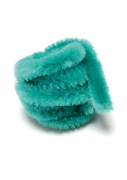 Plyšový drátek, sv. zelený, 50 cm, 1 ks