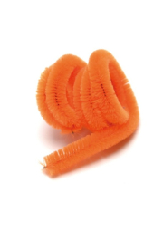 Plyšový drátek, oranžový, 50 cm, 1 ks