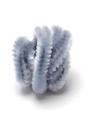 Plyšový drátek, šedý, 50 cm, 1 ks