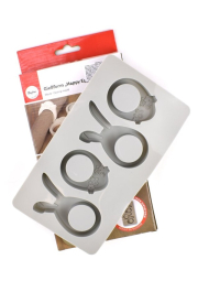 Silikonová odlévací forma, velikonoční dekorace, 4 motivy