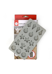 Silikonová odlévací forma, vánoční mini přívěsky, 5 tvarů