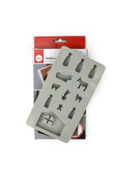 Silikonová odlévací forma, mini betlém, 12 motivů