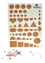 Quillingová šablona s korkovou podložkou