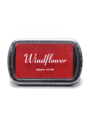 Razítkovací polštářek hobby, 10 x 6 cm, tm. červený