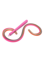 Papírové proužky, plastový navíječ, sada