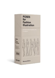 Poses for Fashion Illustration (Card Box), 100 essential figure template cards for designers