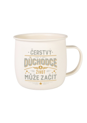 Outdoorový hrnek - Důchodce