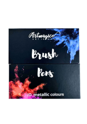 Artmagico Brush pens 10 ks metalické odstíny 181967