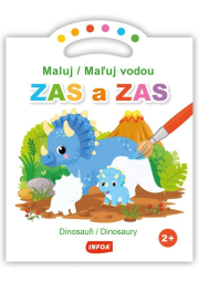 Maluj / Maľuj vodou ZAS a ZAS Dinosauři / Dinosaury