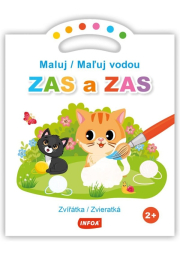 Maluj / Maľuj vodou ZAS a ZAS Zvířátka / Zvieratká