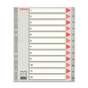 Rozlišovač Esselte Maxi 1 - 12, 12 listů
