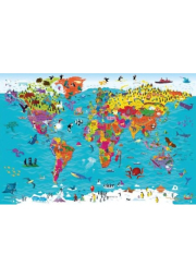 Collins Children’s World Wall Map, An Illustrated Poster for Your Wall