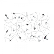 Podložka na stůl PP 60x40cm Planes