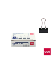 Binder clip 15mm, 12ks DELI EZ66