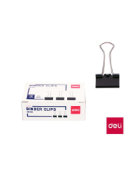 Binder clip 19mm, 12ks DELI EZ65