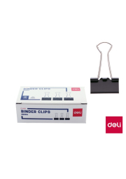 Binder clip 25mm, 12ks DELI EZ64