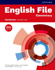 English File Fifth Edition Elementary Workbook without Answer Key