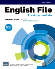 English File Fifth Edition Pre-Intermediate Student´s Book with access to Exam Confidence