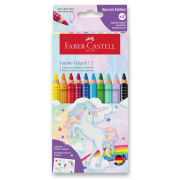 Pastelky Faber-Castell Colour Grip Jumbo Unicorn 10 barev