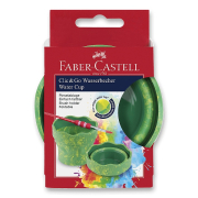 Kelímek na vodu Faber-Castell Click & Go Dinosaurus mramorově zelený