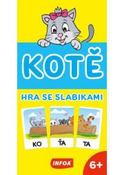 KOTĚ hra se slabikami - Krabicová hra