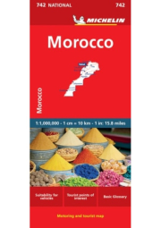 Morocco - Michelin National Map 742, Map