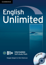 English Unlimited Intermediate Self-study Pack (Workbook with DVD-ROM)