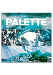 Kalendář 2026 poznámkový: Paleta, 30 x 30 cm