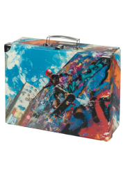 BAAGL Skládací školní kufřík Skatepark s kováním