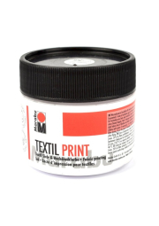 Barva na textil, Marabu Textil Print 970, bílá, 100 ml