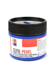 Barva na textil, Marabu Textil Print 956, modrá, 100 ml