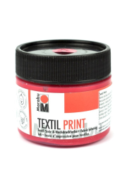 Barva na textil, Marabu Textil Print 914, magenta, 100 ml