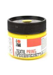 Barva na textil, Marabu Textil Print 919, žlutá, 100 ml