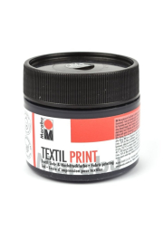 Barva na textil, Marabu Textil Print 974, černá, 100 ml