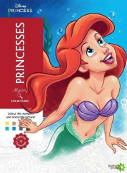 Mystery Colouring - Princesses, Reveal iconic Disney characters with colour by number