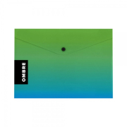 Psaníčko s drukem A4 OMBRE zelená