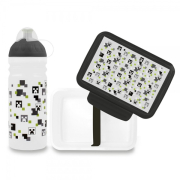 Set Zdravá lahev 0,7 l a Zdravá sváča Pixel head