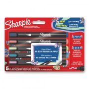Akrylový popisovač Sharpie Acrylic Marker Bullet - sada 5 barev