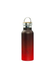 BAAGL Termoláhev s bambusovým víčkem Gradient červeno-černá, 500 ml