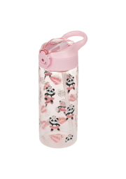 BAAGL Tritanová láhev na pití s brčkem Panda 500 ml