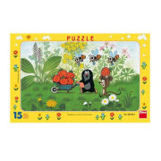 Dino Papírové puzzle Krtek na výletě 15 dílků