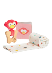 Petit Collage Dárkový set pro miminka opička